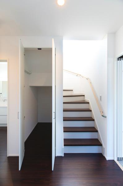 Receipt. Under the stairs were taking advantage of the space storage. Perfect to organize the cleaning tool (10 May 2013) Shooting