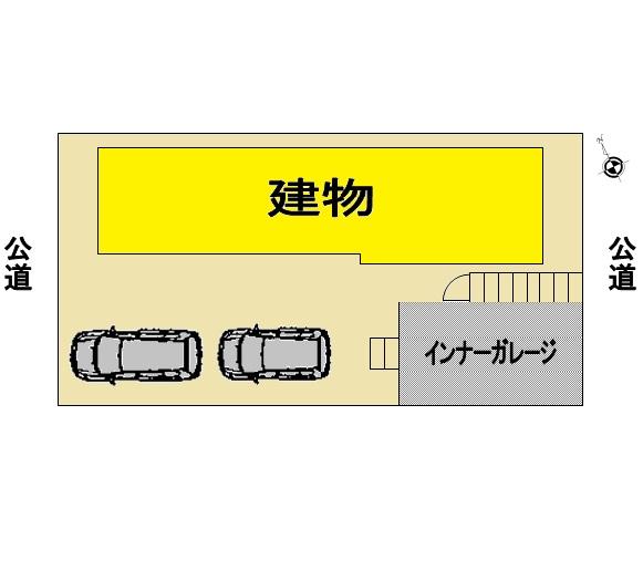 Compartment figure. Land price 22,300,000 yen, Land area 232.27 sq m