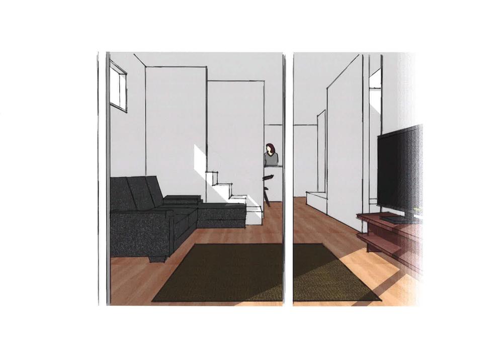 Rendering (introspection). Furniture designer lanp07 collaboration products Space proposed by professional designers