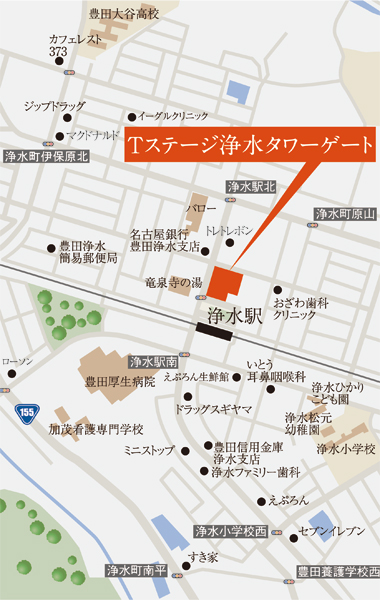 <Local guide map>