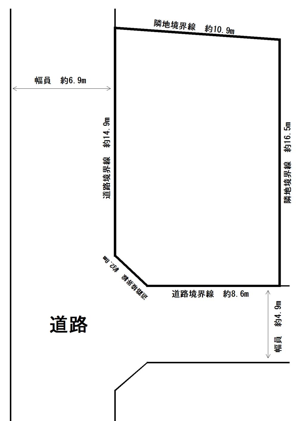 Compartment figure. Land price 21,660,000 yen, It is a land area 179.04 sq m site plan