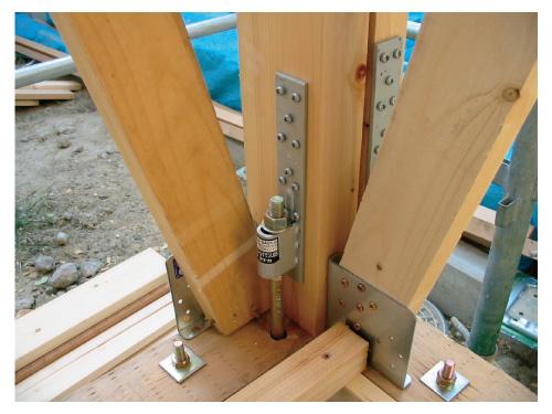 Construction ・ Construction method ・ specification. Earthquake-resistant metal fittings construction Example 1