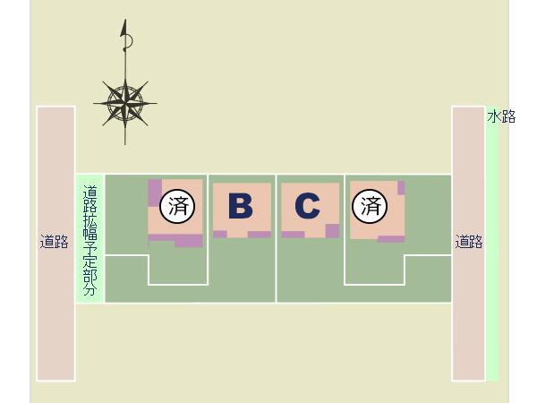 The entire compartment Figure. It is a layout diagram (2013.04.22 update) all 4 compartment. All sections with Nantei. 