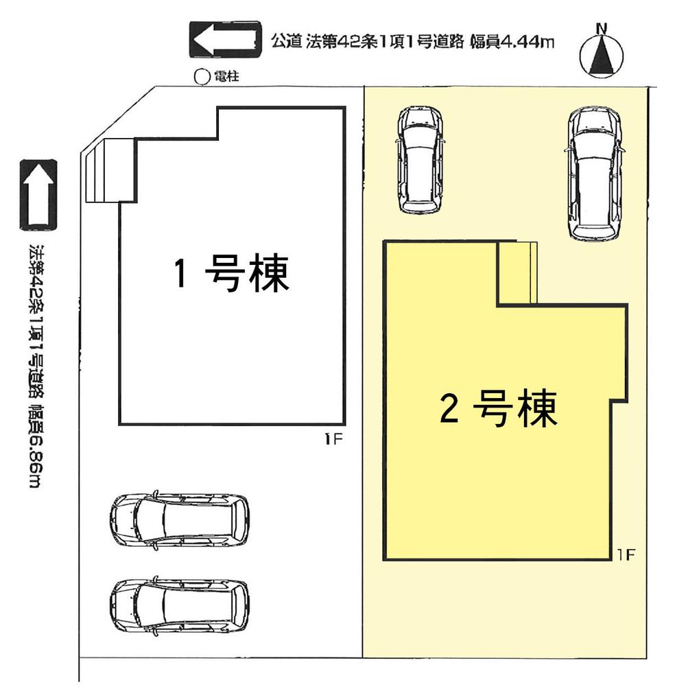 The entire compartment Figure. Parking two cars Allowed! 