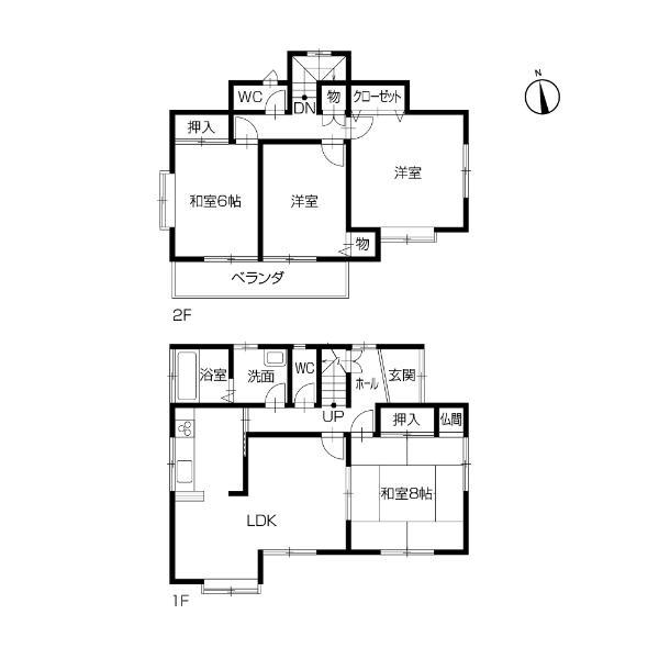 Floor plan. 19,980,000 yen, 4LDK, Land area 153.6 sq m , It is a building area of ​​103.5 sq m floor plan. For further information, please check with your preview.