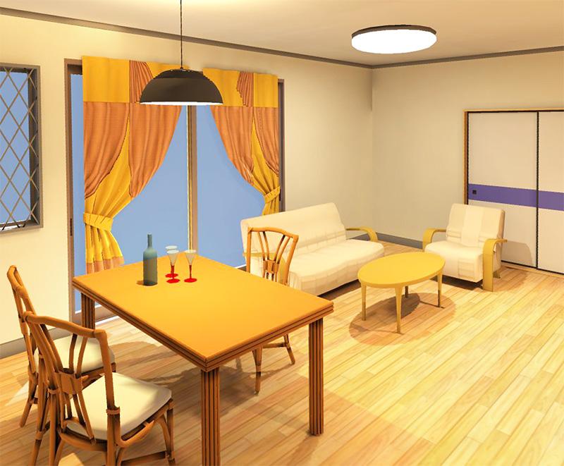Same specifications photos (living). It is an image CG of living. LDK: 15.0 Pledge. Zenshitsuminami-facing room. 