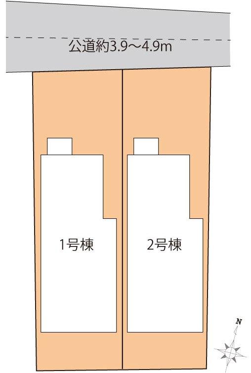 Compartment figure. 23.8 million yen, 4LDK, Land area 133.87 sq m , Building area 106 sq m