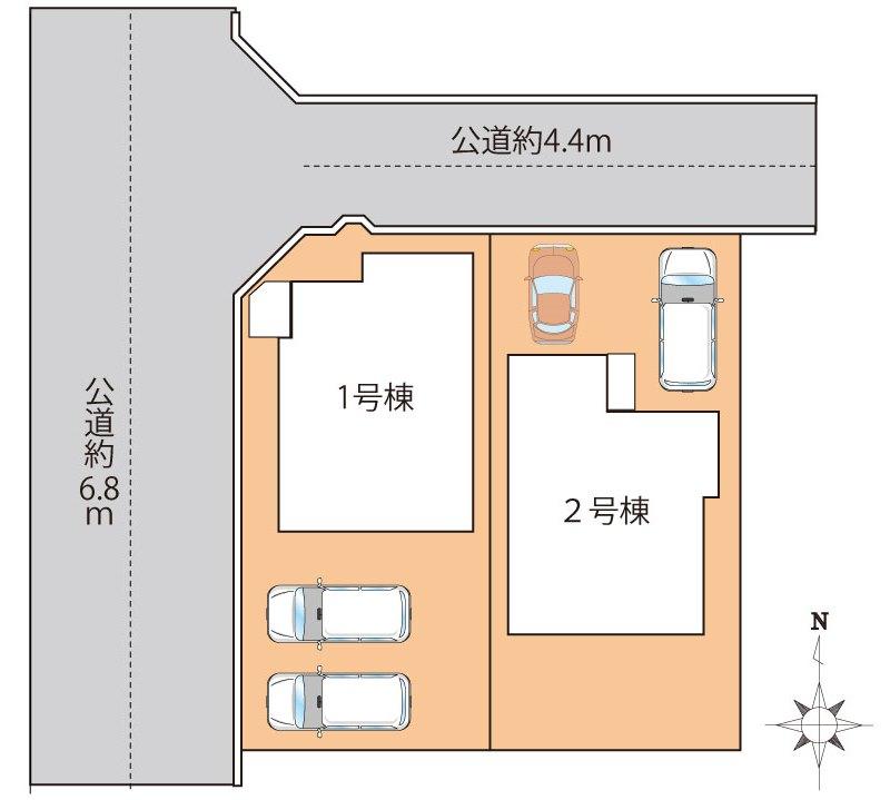 Compartment figure. 24,800,000 yen, 4LDK, Land area 129.38 sq m , Building area 98.41 sq m