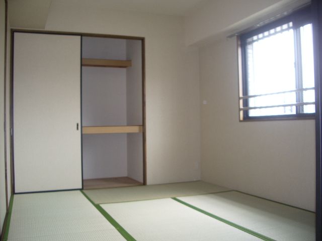 Living and room. Small window with Japanese-style