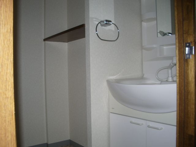 Washroom. Wash basin full of design ☆ Waterproof bread with Laundry Area