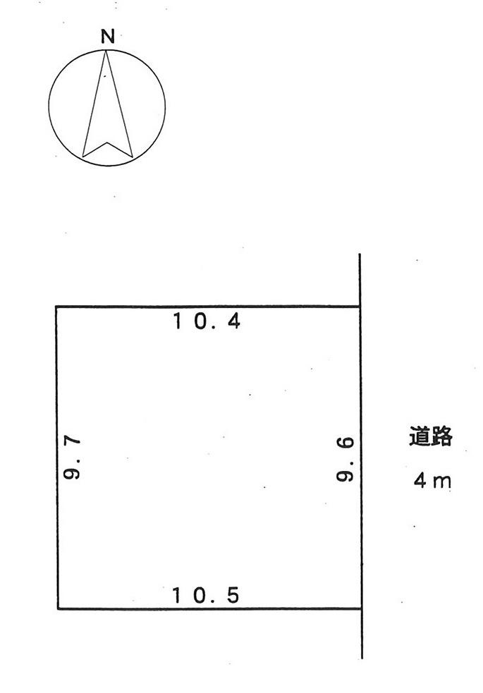 Compartment figure. Land price 5.5 million yen, Land area 100.36 sq m is available immediately architecture