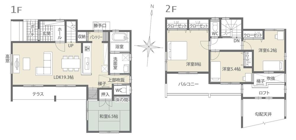 Floor plan. (D Building), Price 28.8 million yen, 4LDK, Land area 150.91 sq m , Building area 106.77 sq m
