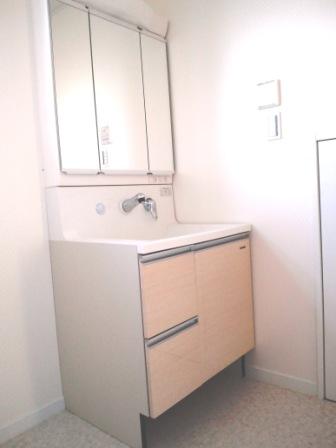 Wash basin, toilet. Building C: vanity with excellent functionality