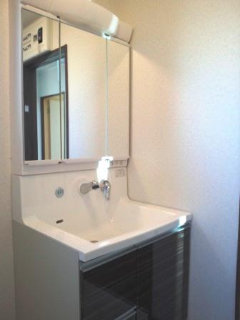 Wash basin, toilet. Building D: vanity with excellent functionality