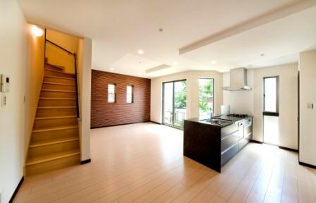 Living. Building B: 18.7 quires the open feeling of relaxation is color LDK