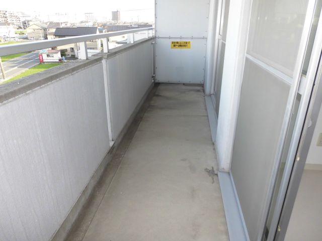 Balcony. Ventilation is good