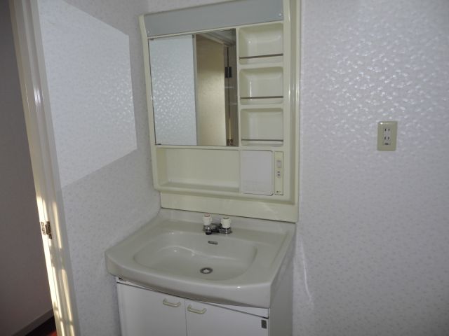 Washroom. Independent wash basin