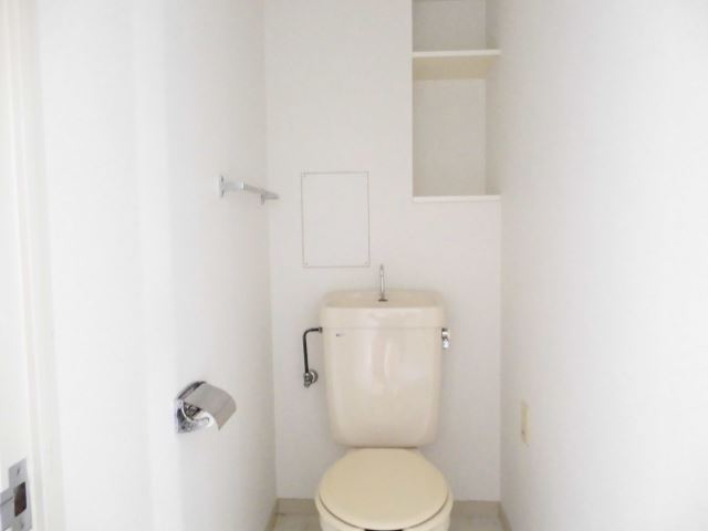 Toilet. Spacious toilet