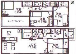 Floor plan. 18.9 million yen, 4LDK, Land area 162.81 sq m , Building area 98.55 sq m