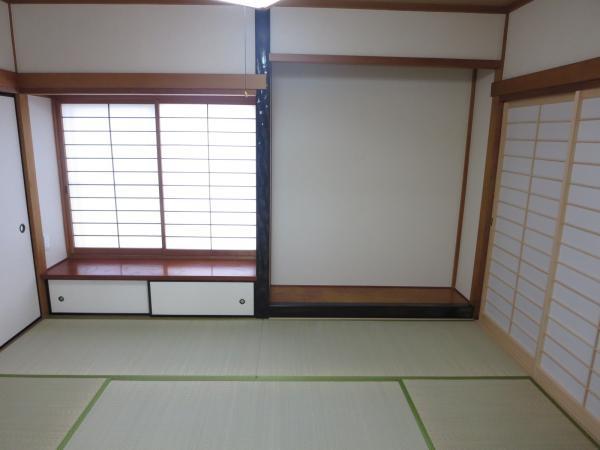 Non-living room. Japanese-style room Tatami mat replacement, Cross Chokawa, Shoji had made, We have threshold exchange