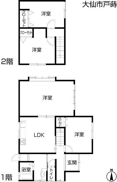 Floor plan. 11.8 million yen, 4DK, Land area 220.37 sq m , Building area 89.71 sq m