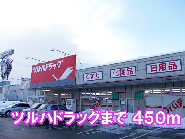 Dorakkusutoa. Tsuruha drag Wakatake-cho shop 450m until (drugstore)