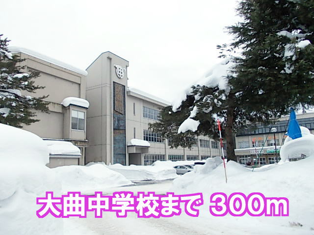 Junior high school. Omagari 300m until junior high school (junior high school)