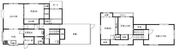Floor plan. 13.8 million yen, 5DK, Land area 277.2 sq m , Building area 143.19 sq m