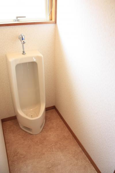 Toilet. Because even with the urinal, It also reduces the morning of congestion. 