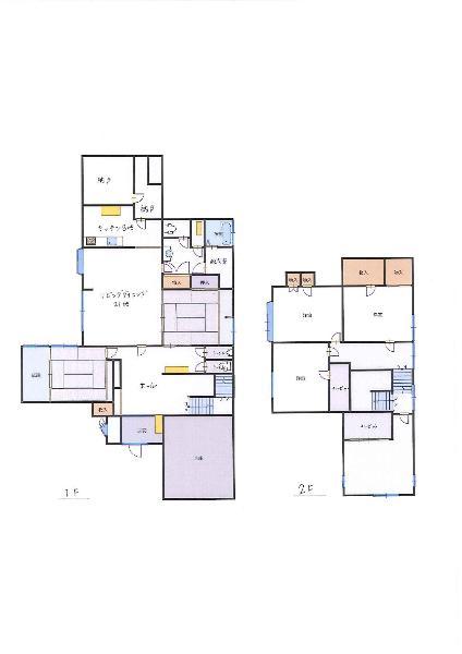 Floor plan. 15.8 million yen, 6LDK+S, Land area 510.9 sq m , Building area 298.59 sq m