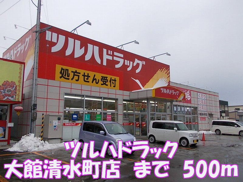 Dorakkusutoa. Tsuruha drag Odate Shimizu-cho shop 500m to (drugstore)