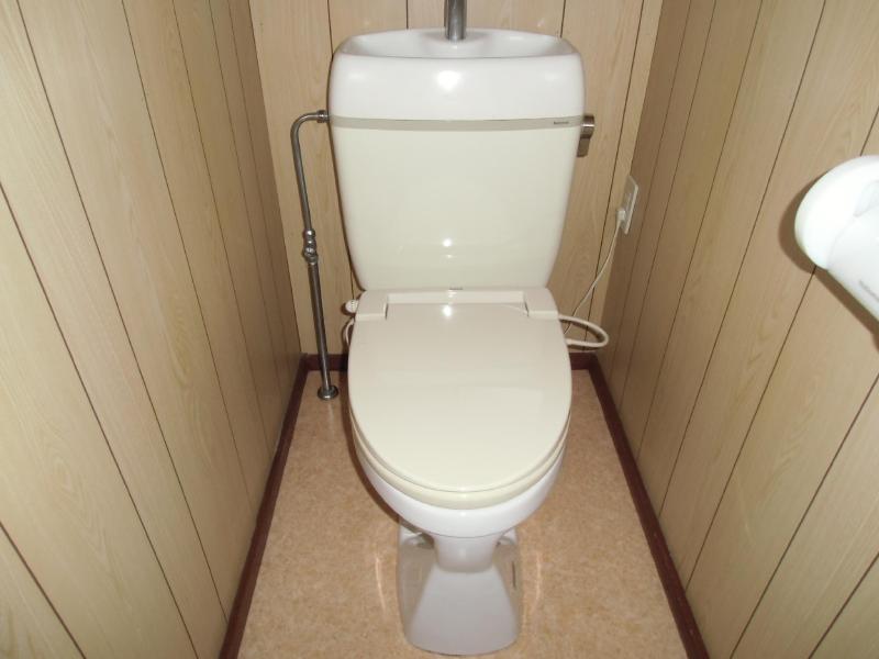 Toilet. Heating with toilet seat! 