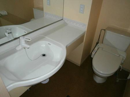 Other room space. Independent wash basin and toilet! 