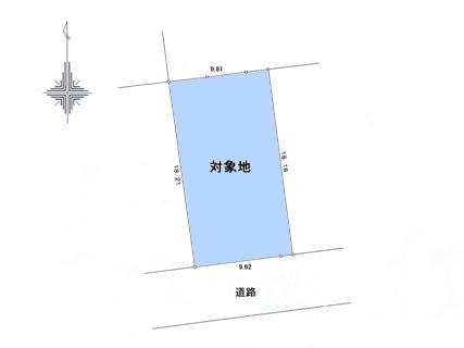 Compartment figure. Land price 4 million yen, Land area 167 sq m front road about 5.3m