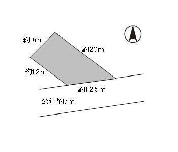 Compartment figure. Land price 7.45 million yen, Land area 145.35 sq m