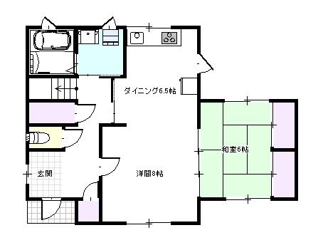 Floor plan. 15.8 million yen, 3LDK, Land area 165.28 sq m , The building area 104.33 sq m 15 Pledge LDK has six quires of Japanese-style room in the adjacent. 