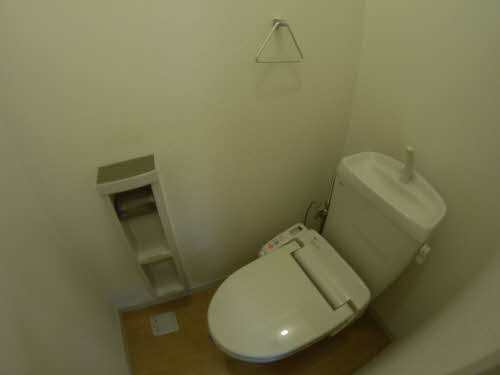 Toilet. Shower heating toilet seat