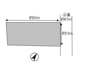 Compartment figure. Land price 6.9 million yen, Land area 379.59 sq m