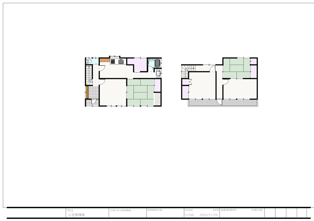 Floor plan. 4.5 million yen, 5DK + S (storeroom), Land area 107.72 sq m , Building area 111.78 sq m
