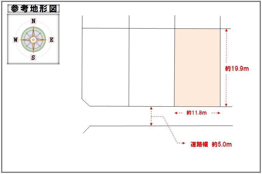 Compartment figure. Land price 10.8 million yen, Land area 236.36 sq m