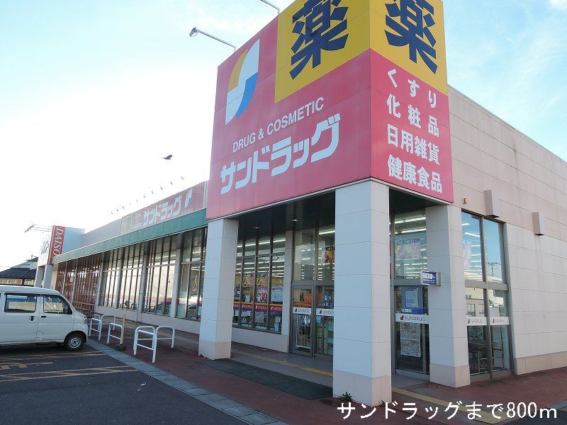 Dorakkusutoa. San drag Hachinohe New Town shop 800m until (drugstore)