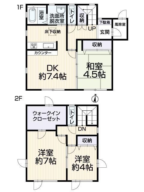 Floor plan. 16.8 million yen, 3DK, Land area 176.45 sq m , Building area 103.92 sq m