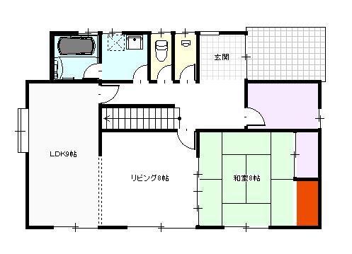 Floor plan. 12 million yen, 3LDK + S (storeroom), Land area 361.03 sq m , Building area 99.36 sq m 1 floor Floor plan