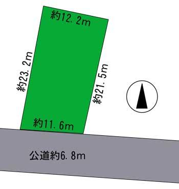 Compartment figure. Land price 6.5 million yen, We will give priority to the current state if there is a difference in land area 264.82 sq m drawing and current state