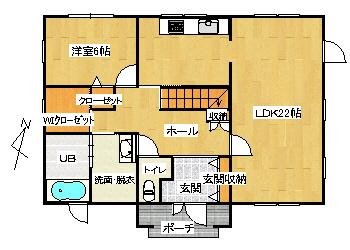 Floor plan. 22,800,000 yen, 4LDK, Land area 1,323.6 sq m , Building area 128.06 sq m 1F