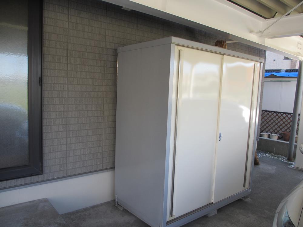 Other. It is convenient storeroom that has been installed in a car port. 
