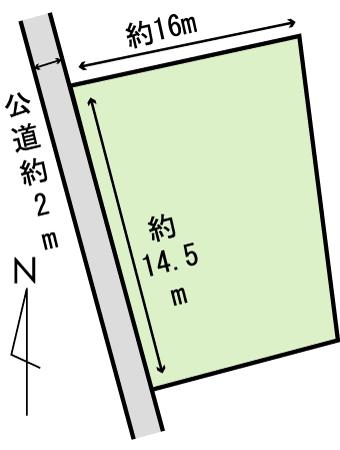 Compartment figure. Land price 5.5 million yen, We will give priority to the current state if there is a difference in land area 231.4 sq m drawing and current state