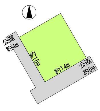 Compartment figure. Land price 9.2 million yen, We will give priority to the current state if there is a difference in land area 223.43 sq m drawing and current state
