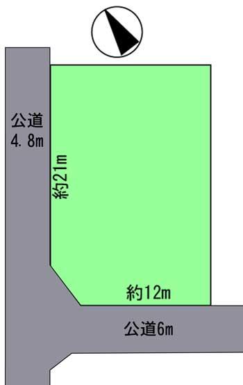 Compartment figure. Land price 10,380,000 yen, Land area 312.12 sq m land shape ※ If the drawings and the present situation is different from, It will honor the current state