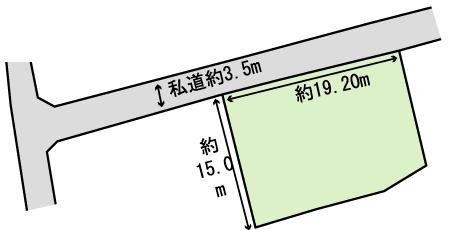 Compartment figure. Land price 9.5 million yen, We will give priority to the current state if there is a difference in land area 249.05 sq m drawing and current state